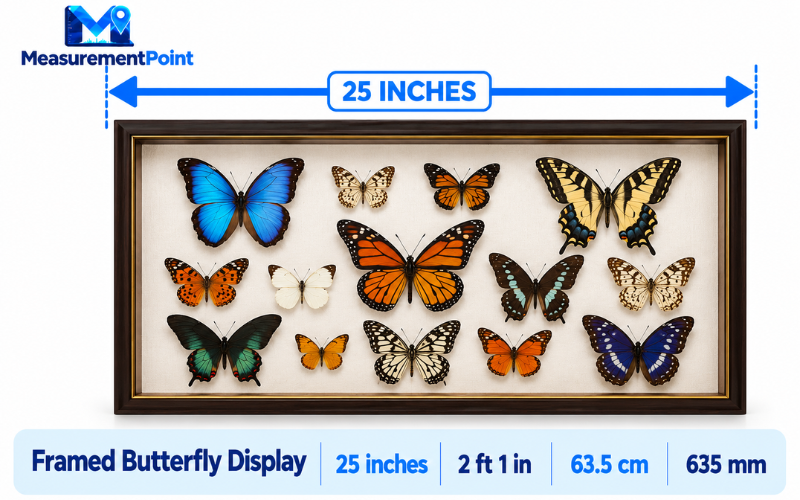 How Long Is 25 Inches