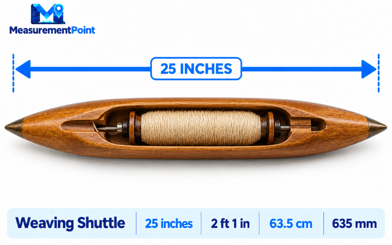How Long Is 25 Inches