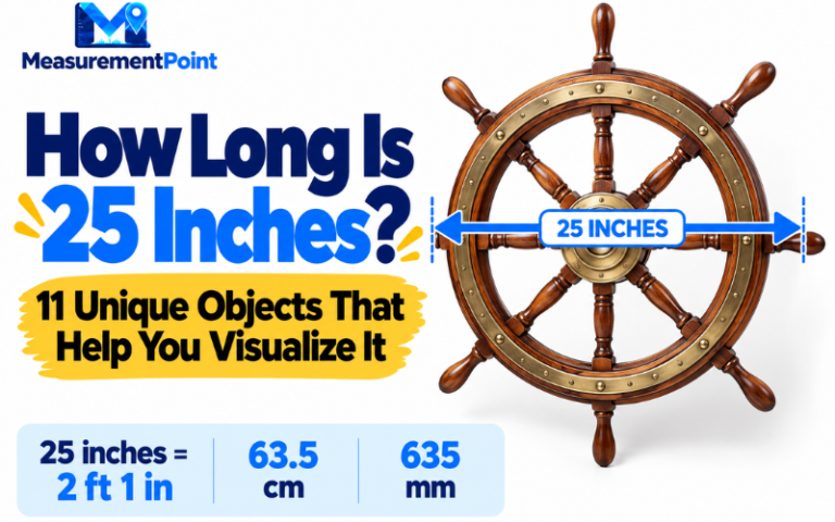 How Long Is 25 Inches